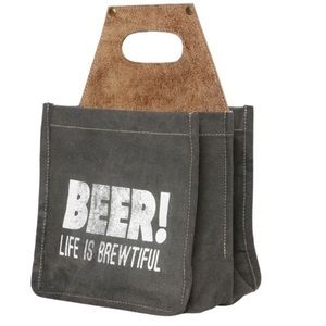 NWT Myra Bag Beer Caddy - Life is Brewtiful